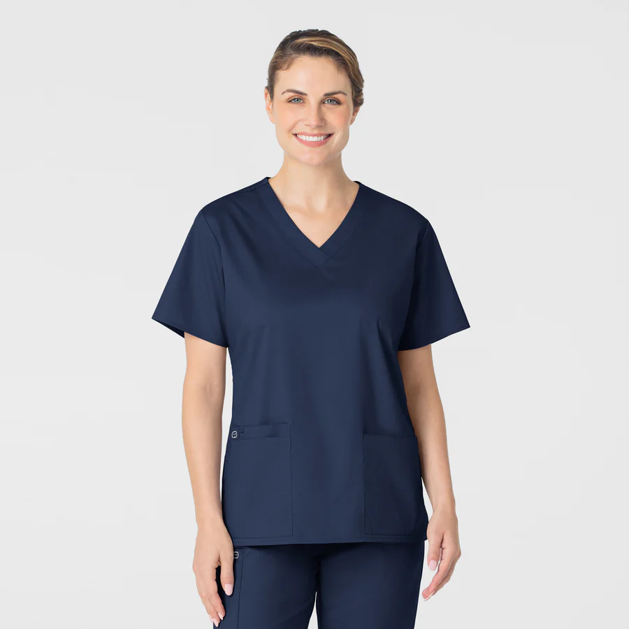 101-Women's V-Neck Top (WonderWink) 2