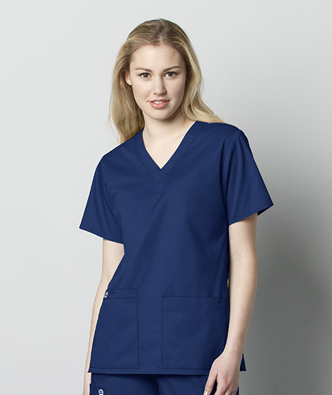 101-Women's V-Neck Top (WonderWink)
