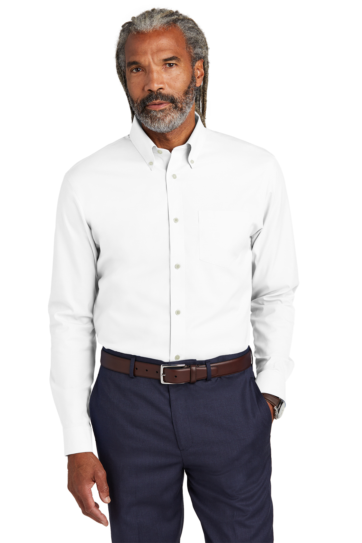 BB18000-Brooks Brothers   Wrinkle-Free Stretch Pinpoint Shirt BB18000