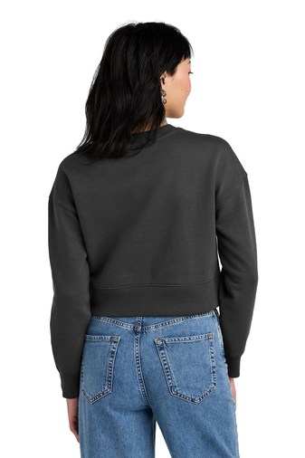 DT1105-District    WomenÂ¿s Perfect Weight    Fleece Cropped Crew DT1105 2