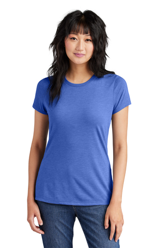DM130L-District Made   Ladies Perfect Tri   Crew Tee. DM130L 2