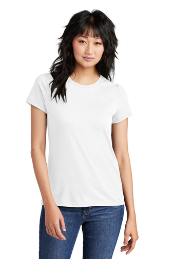 DM130L-District Made   Ladies Perfect Tri   Crew Tee. DM130L