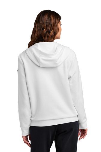 Nike Ladies Club Fleece Sleeve Swoosh Full-Zip Hoodie 2