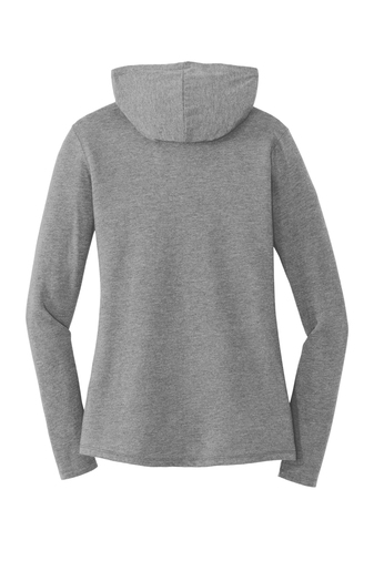 DM139L-District Made   Ladies Perfect Tri   Long Sleeve Hoodie. DM139L 2