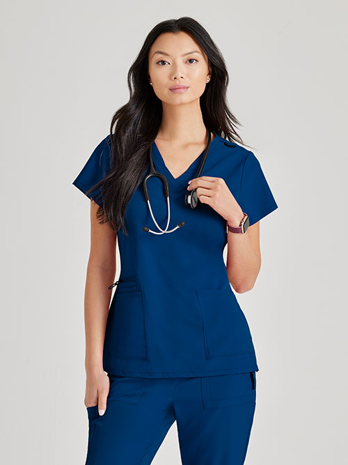 BUT167-4PKT V- NECK TOP