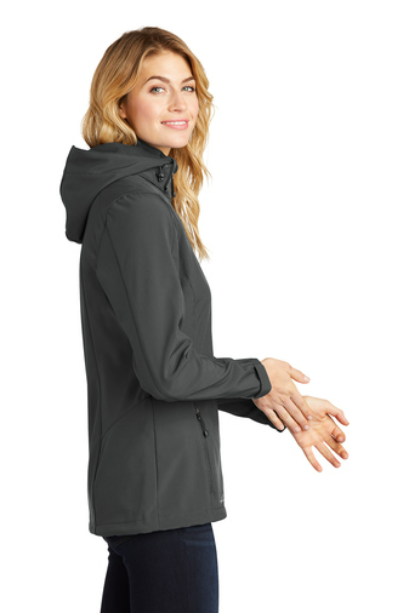 EB537-Eddie Bauer   Ladies Hooded Soft Shell Parka. EB537 2