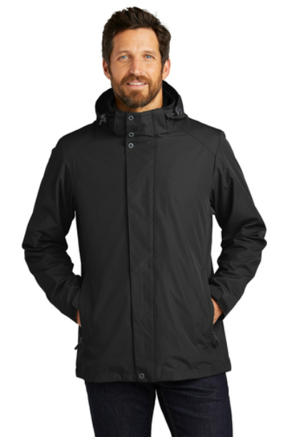 J123-Port Authority  All-Weather 3-in-1 Jacket J123