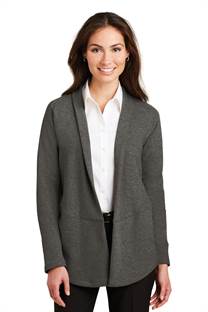 L807-Port Authority   Ladies Interlock Cardigan. L807