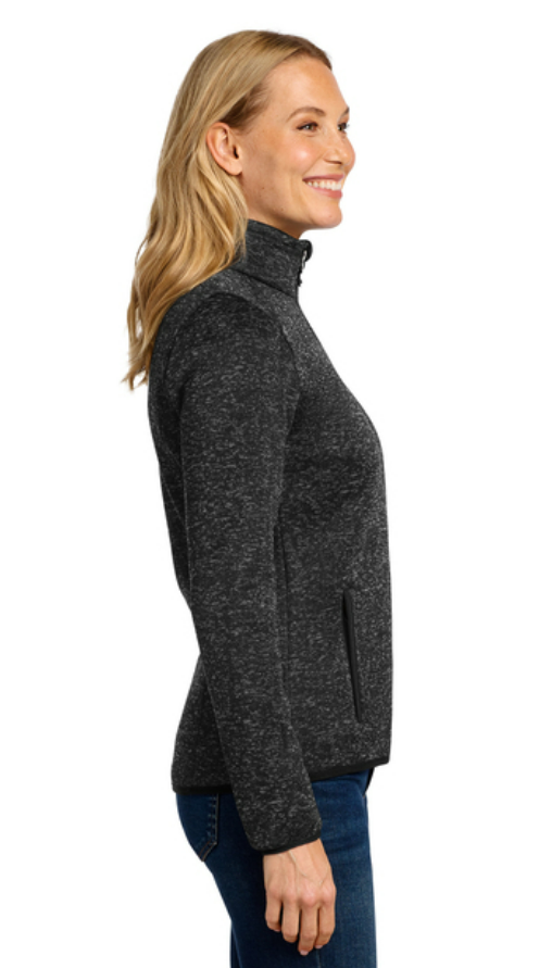 L232-Port Authority   Ladies Sweater Fleece Jacket. L232 2