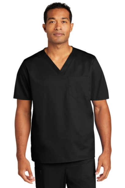 WonderWink Unisex Workflex Chest Pocket V-Neck Top