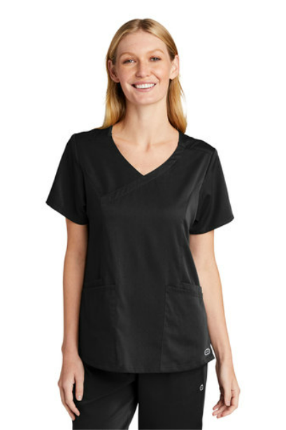 WonderWink  Women's Premiere Flex  Mock Wrap Top