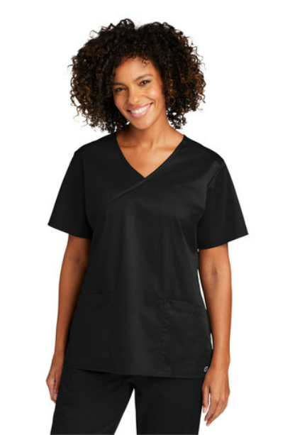WonderWink  Women's WorkFlex  Mock Wrap Top