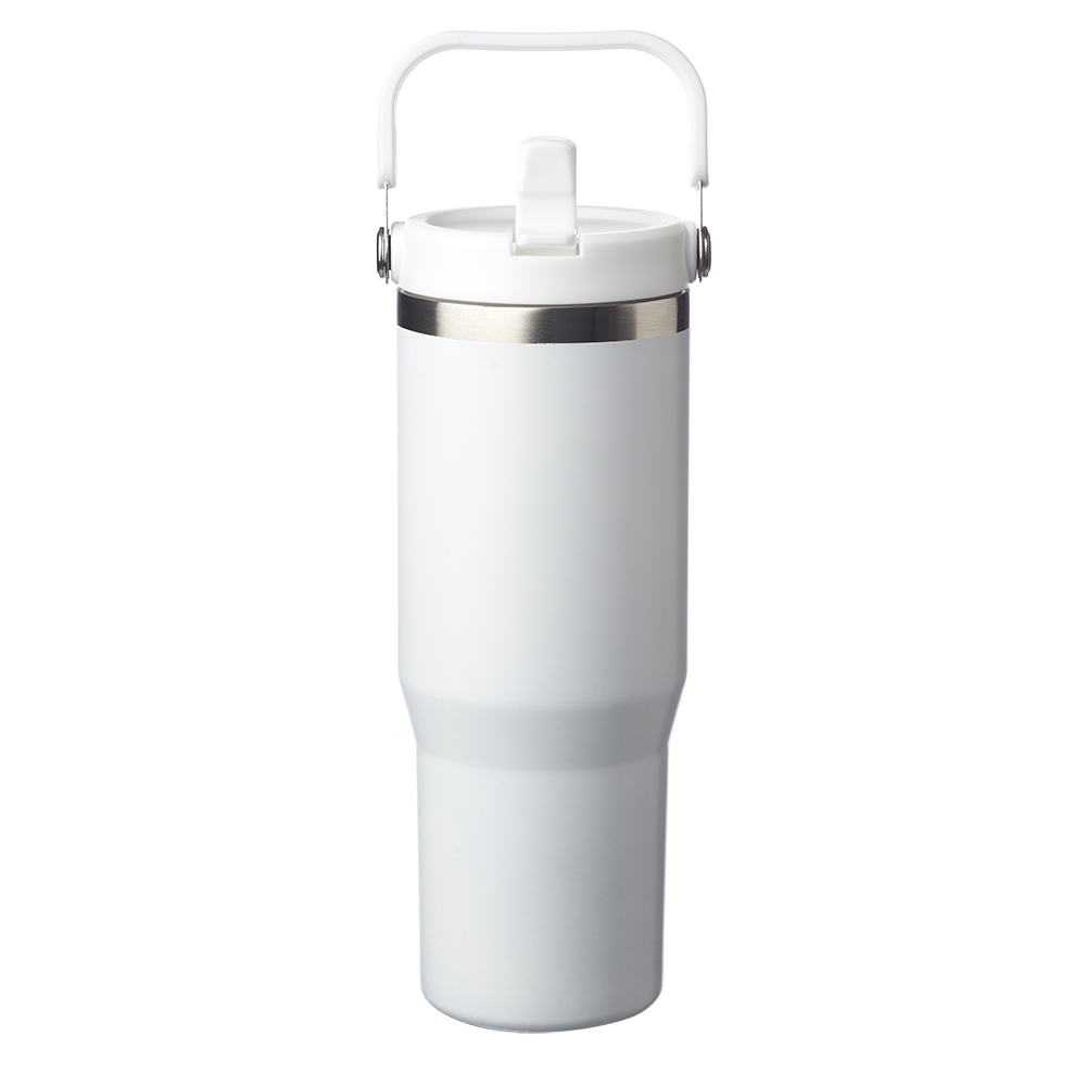 30 oz. Bronx Stainless Travel Mug with Carrying Handle