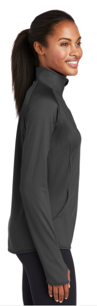 Sport-Tek &#174;  Women's Sport-Wick &#174;  Stretch 1/4-Zip Pullover 2