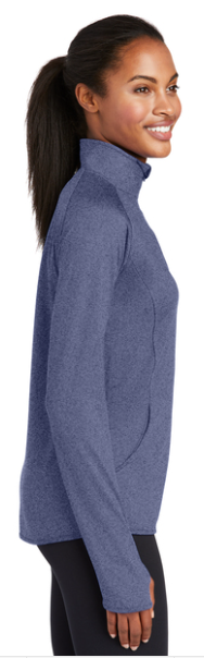 Sport-Tek &#174;  Women's Sport-Wick &#174;  Stretch 1/4-Zip Pullover 2