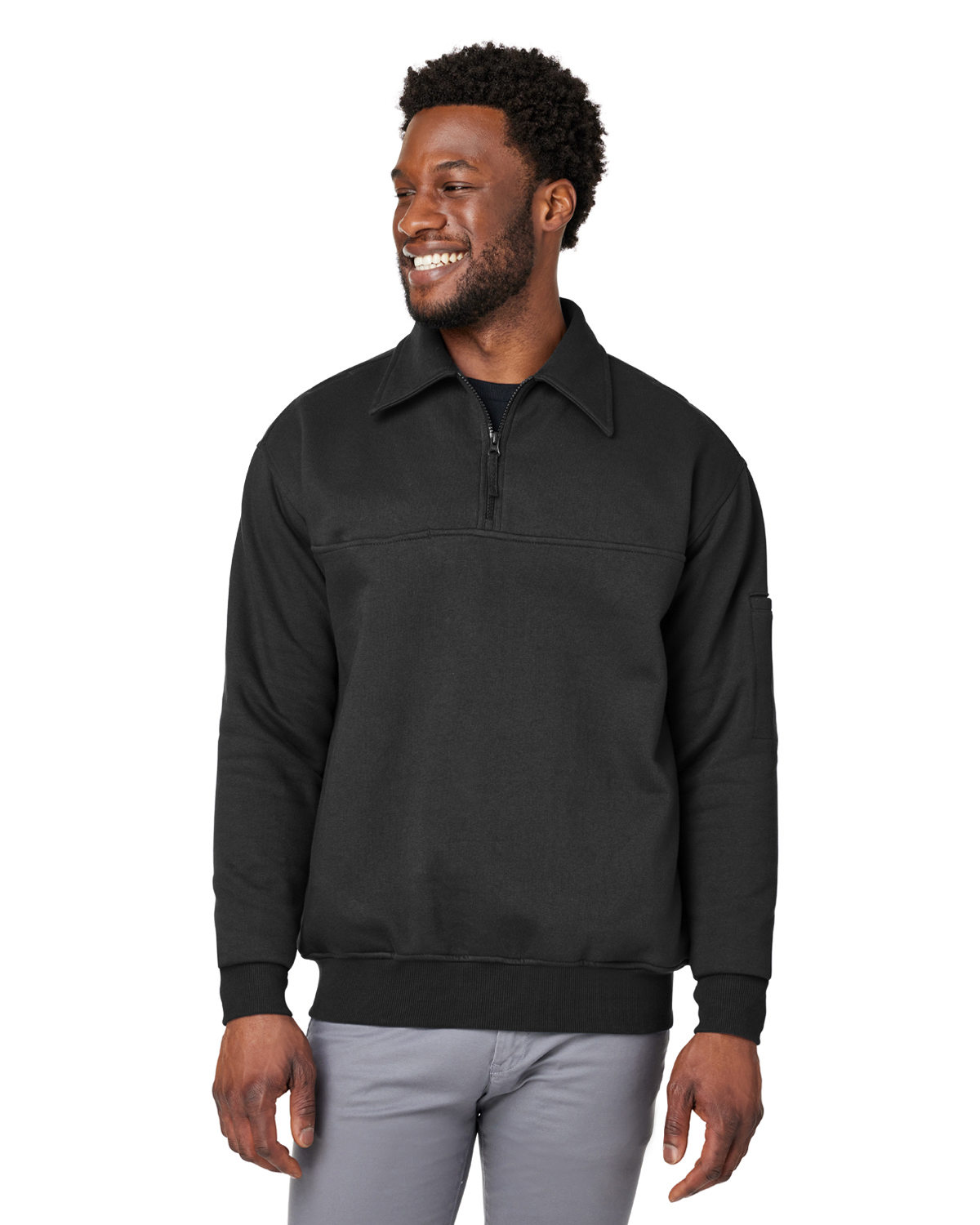 HA MEN CLIMABLOC HVYWT QTR ZIP