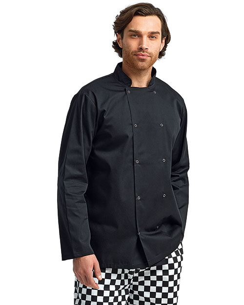RP665-PR STUDDED FRNT LS CHEFS JACKT (Alpha Broder)